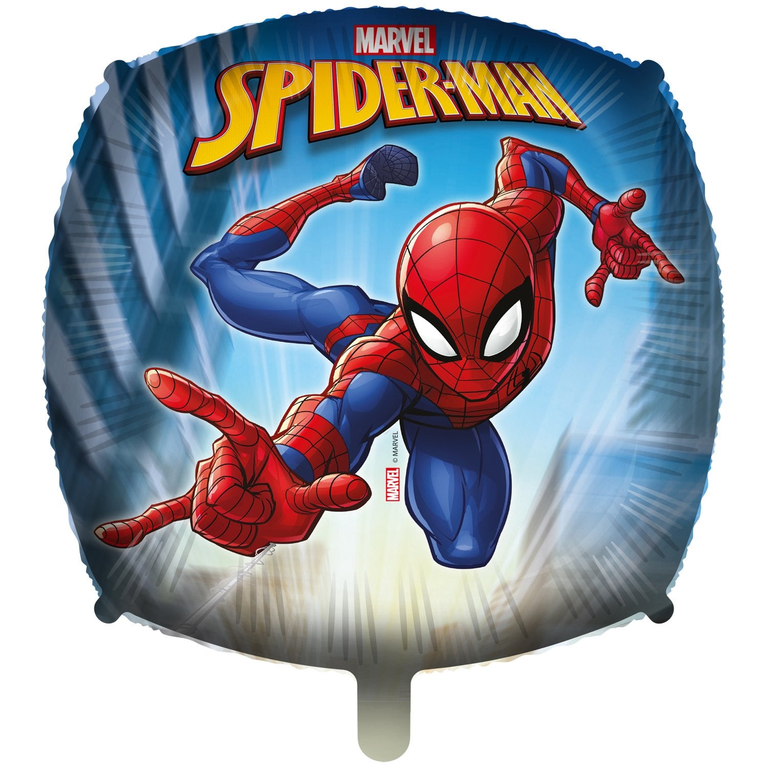 Ballon carré en aluminium Spiderman 46 cm