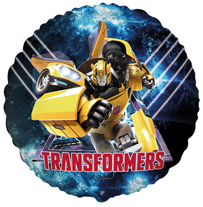 Ballon rond Transformers Bumblebee 46 cm