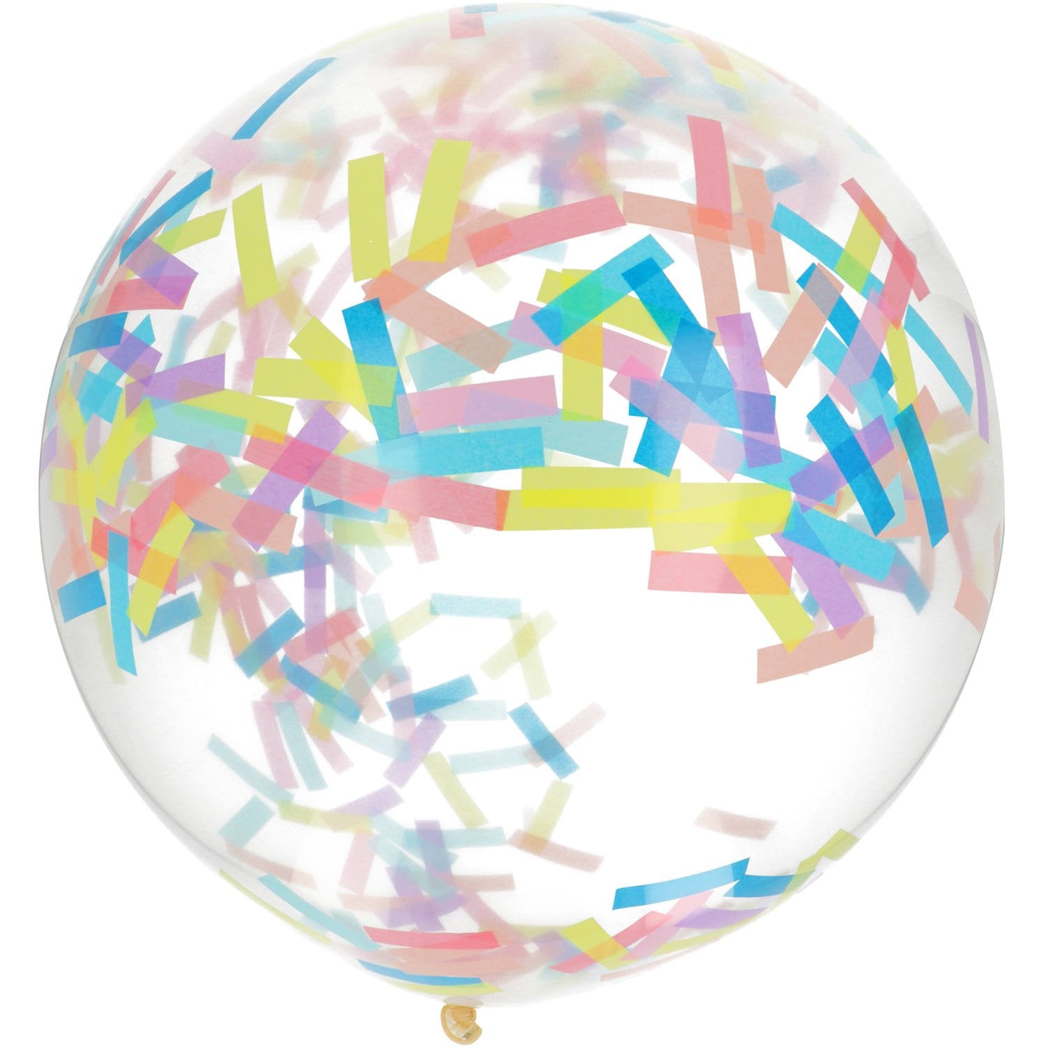 Ballon à confettis assortis 61 cm