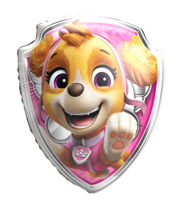 Ballon en aluminium Skye Pat' Patrouille 60 x 52 cm