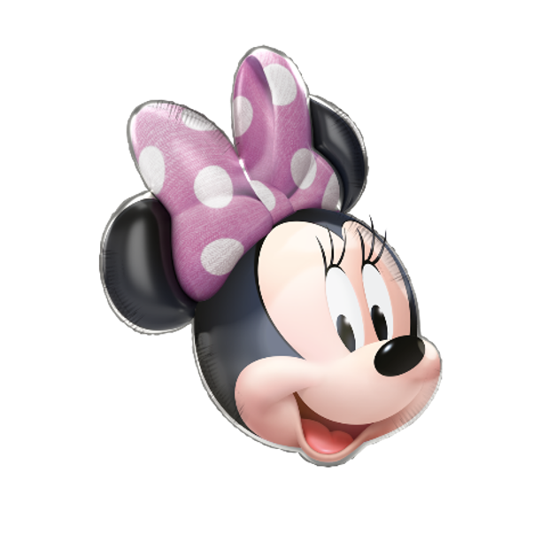Ballon en aluminium en forme de Minnie 61 x 55 cm