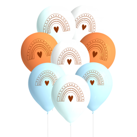 Ballons arc-en-ciel bohèmes
