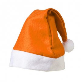 Chapeau de Noël orange