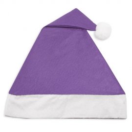 Cappello di Natale viola