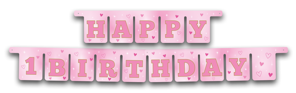 Guirlande pour petite fille d'un an, 3 mètres