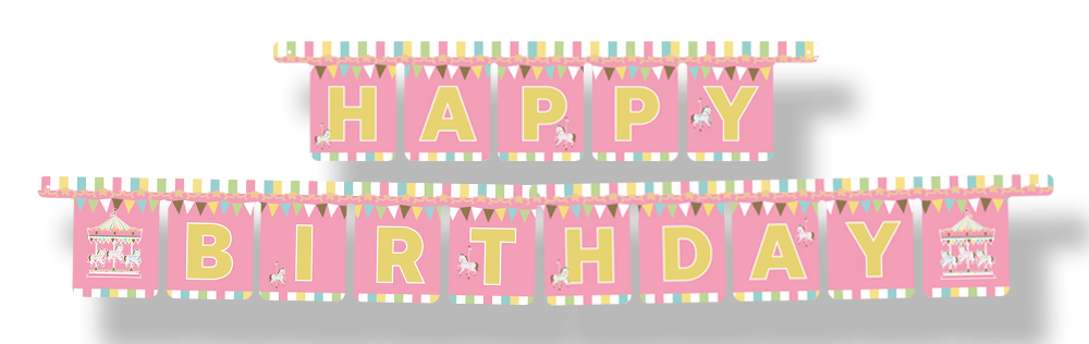 Guirlande carrousel de 3 mètres