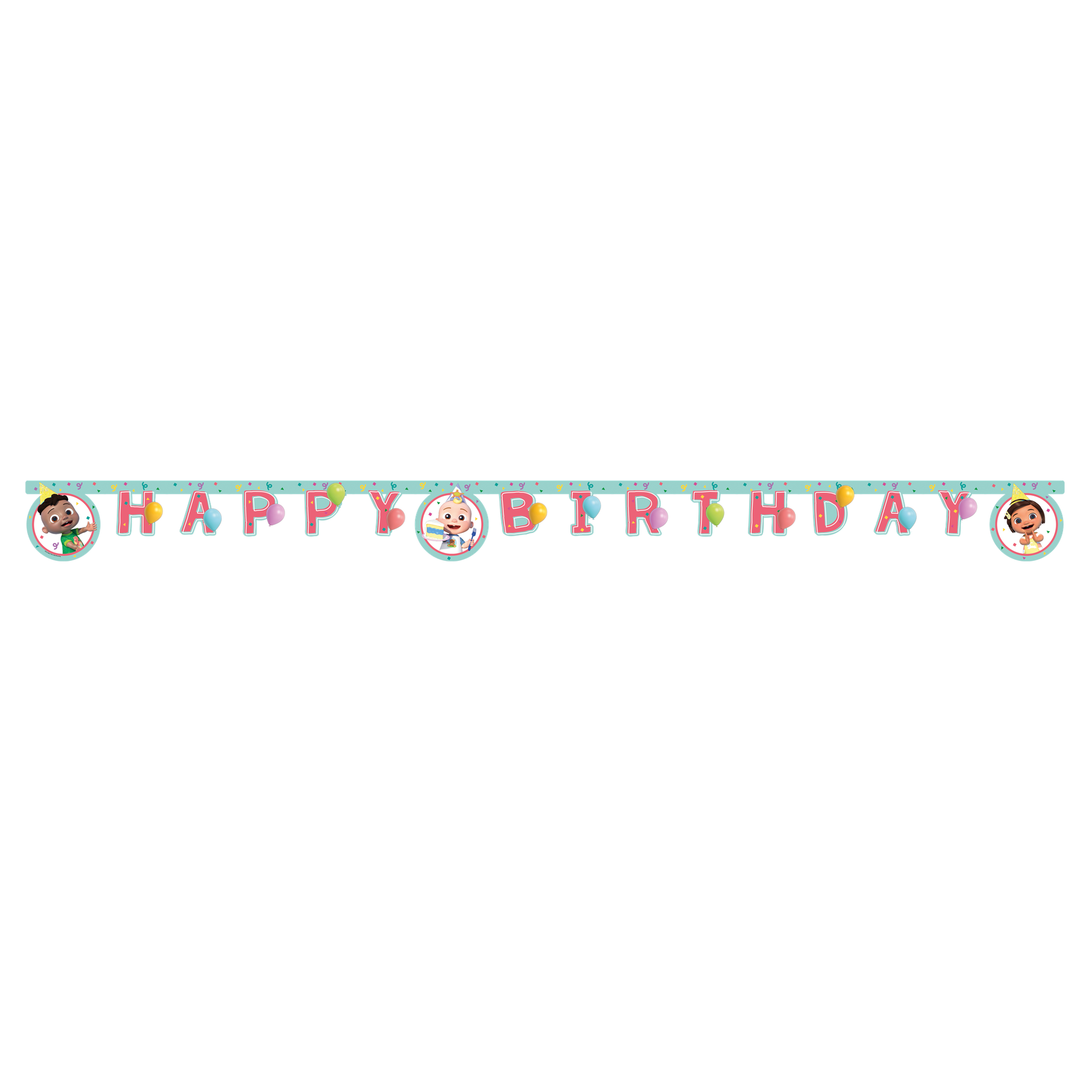 Guirlande d'anniversaire Cocomelon