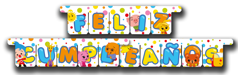 Guirlande de clown espagnol Plim Plim