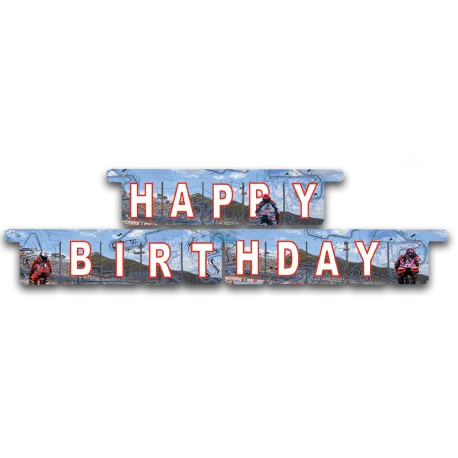 Guirnalda Happy Birthday Moto GP
