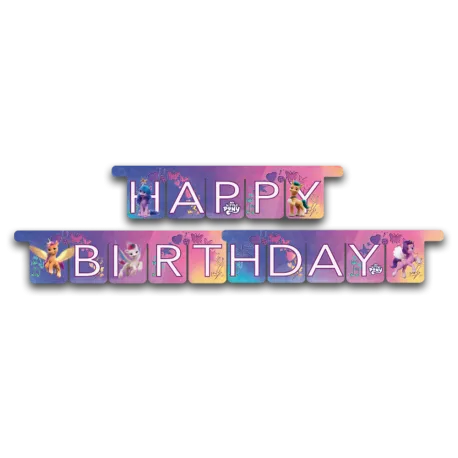 Guirnalda Happy Birthday My Little Pony