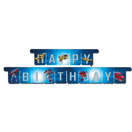 Guirlande Transformers Joyeux Anniversaire