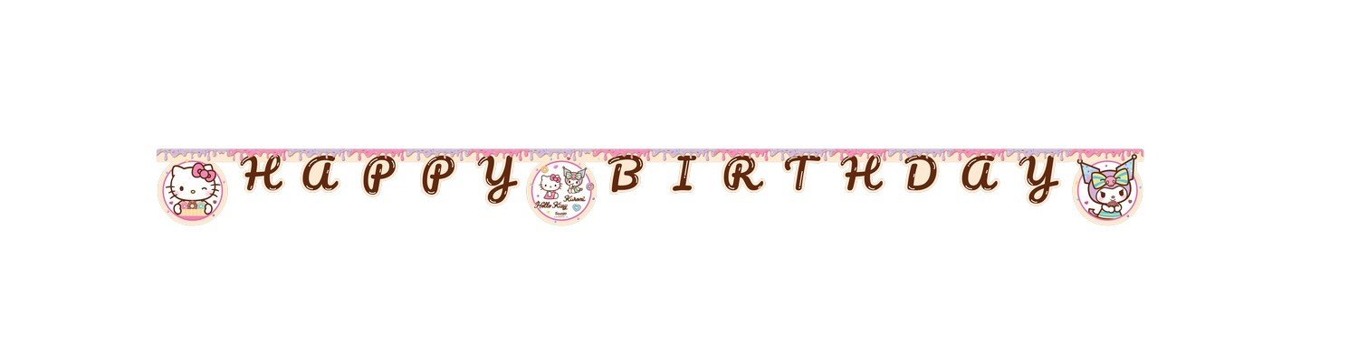 Joyeux anniversaire Kuromi Garland