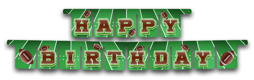 Guirlande de rugby de 3 mètres