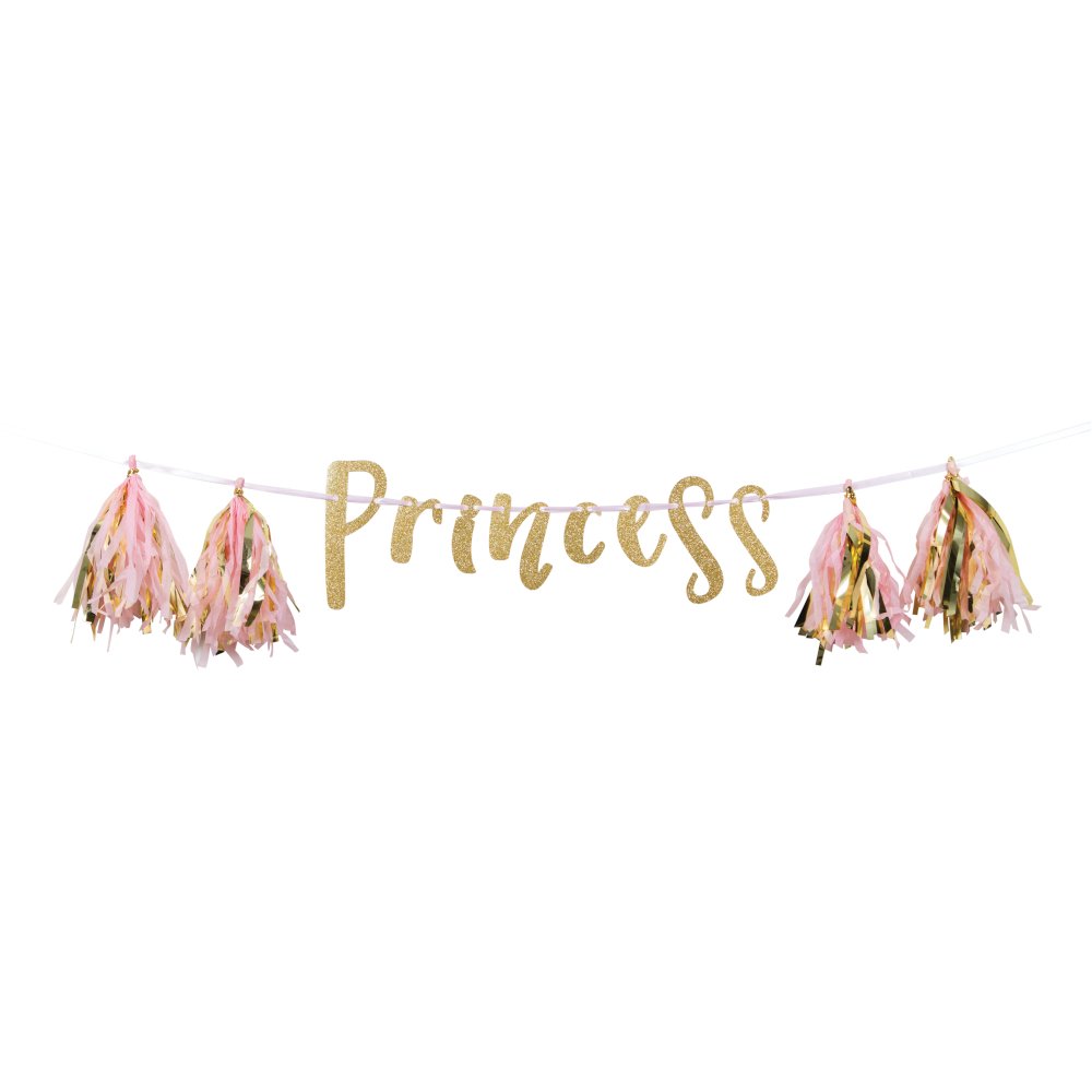 Guirlande de pompons de princesse