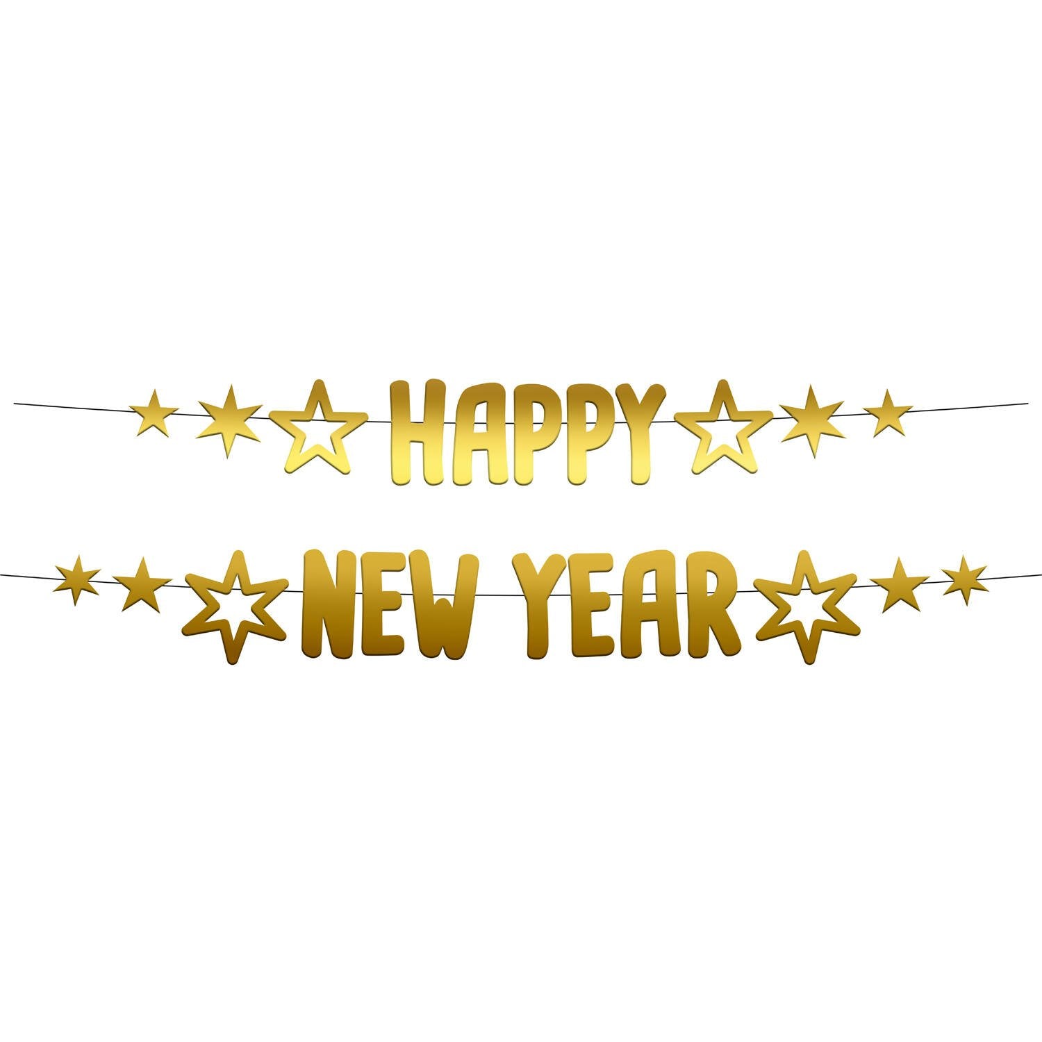 Guirlande de vœux de bonne année de 1,5 mètre