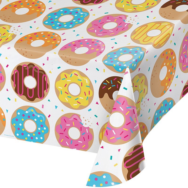 Nappe en plastique 259 x 137 cm Donut Time