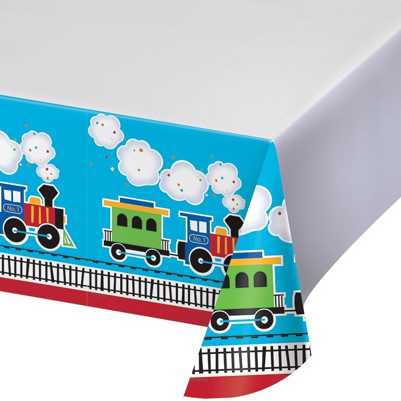 Nappe en plastique 259 x 137 cm Petit Train