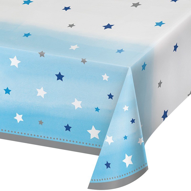 Nappe en plastique 259 x 137 cm Une petite étoile - Garçon