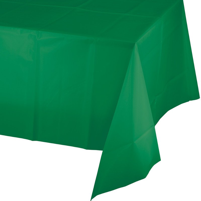 Nappe en plastique 274 x 137 cm vert émeraude