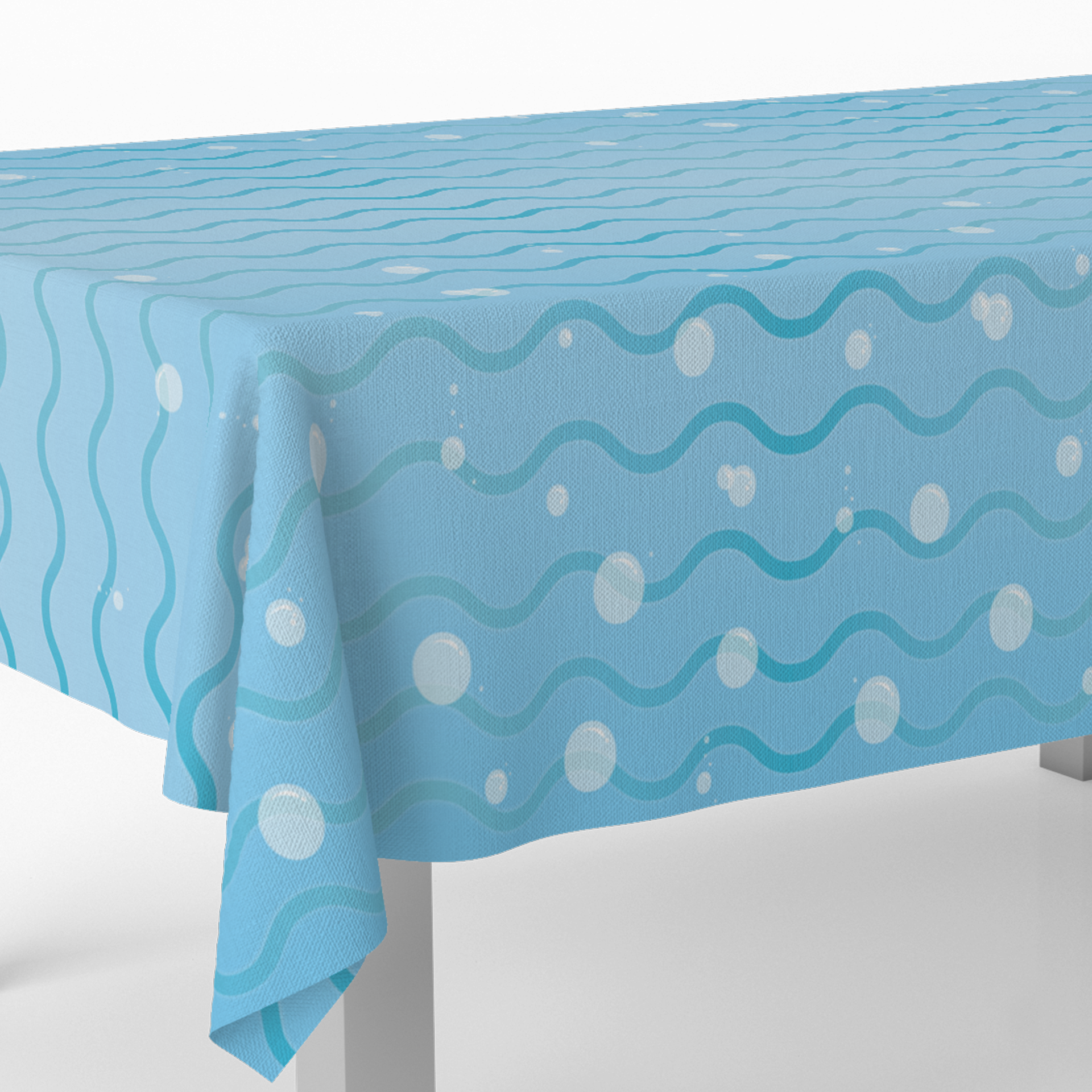 Nappe en plastique 120 x 180 cm Eau