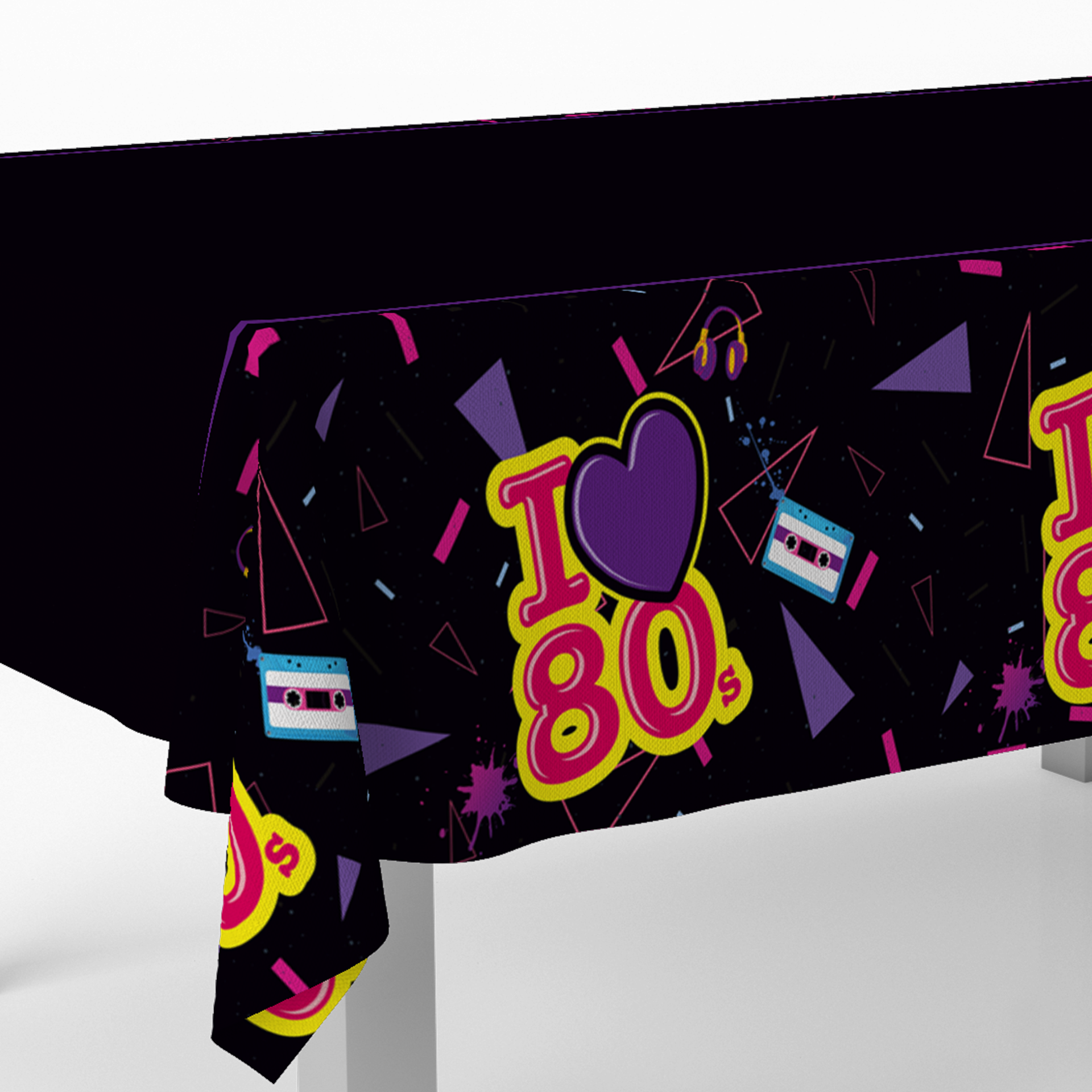 Nappe des années 1980, 120 x 180 cm