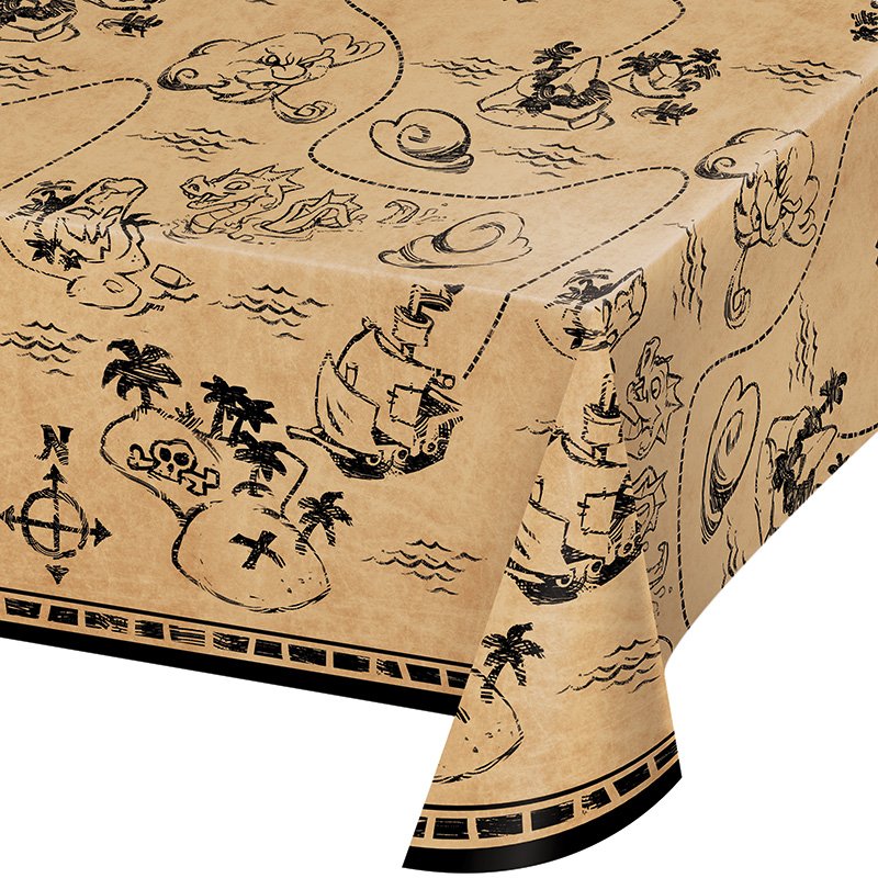 Nappe pour fête de pirates