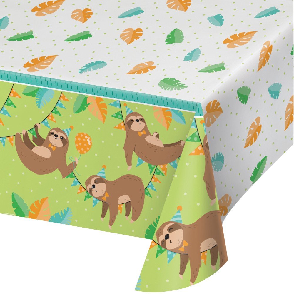 Nappe en plastique 132 x 259 cm PARESSEUX FÊTE