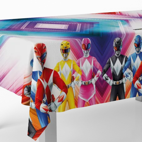Mantel Power Rangers 120 x 180 cm
