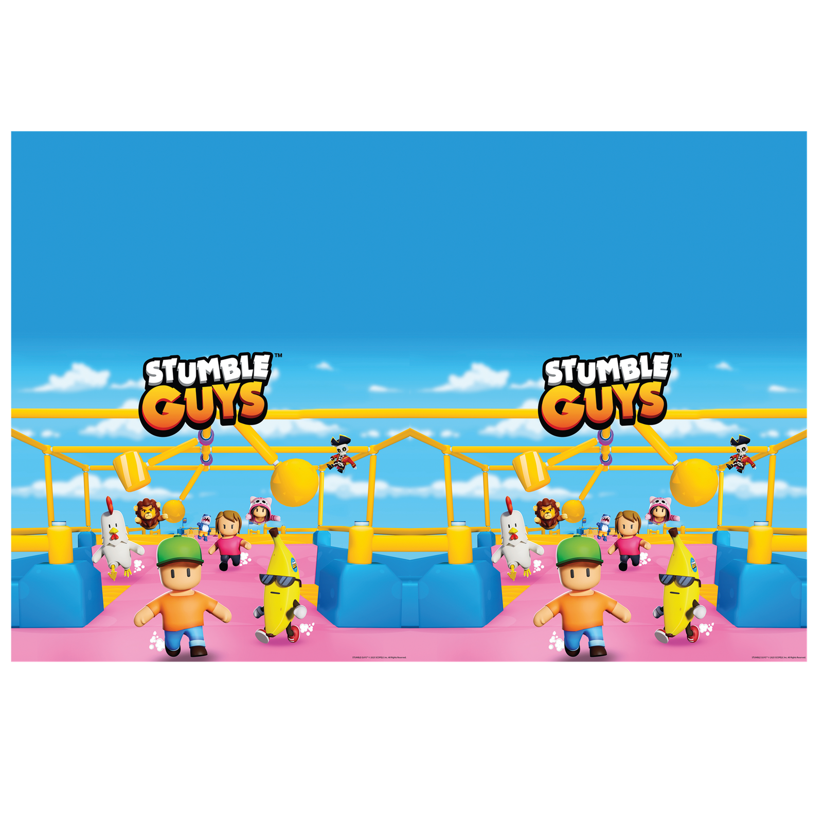 Nappe Stumble Guys 120 x 180 cm