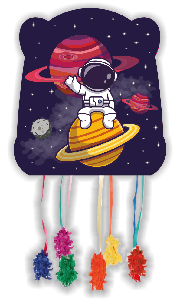 Piñata astronaute 28 x 33 cm