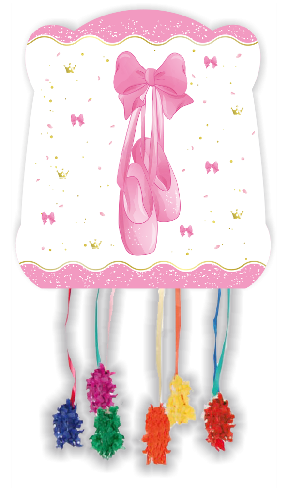 PIÑATA DE FÊTE DE BALLET BASIQUE 28 x 33 cm