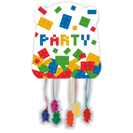 PIÑATA BASIC BLOCK PARTY 28 x 33 cm
