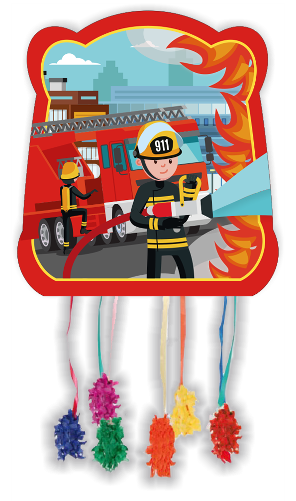 Piñata Flamme 28 x 33 cm