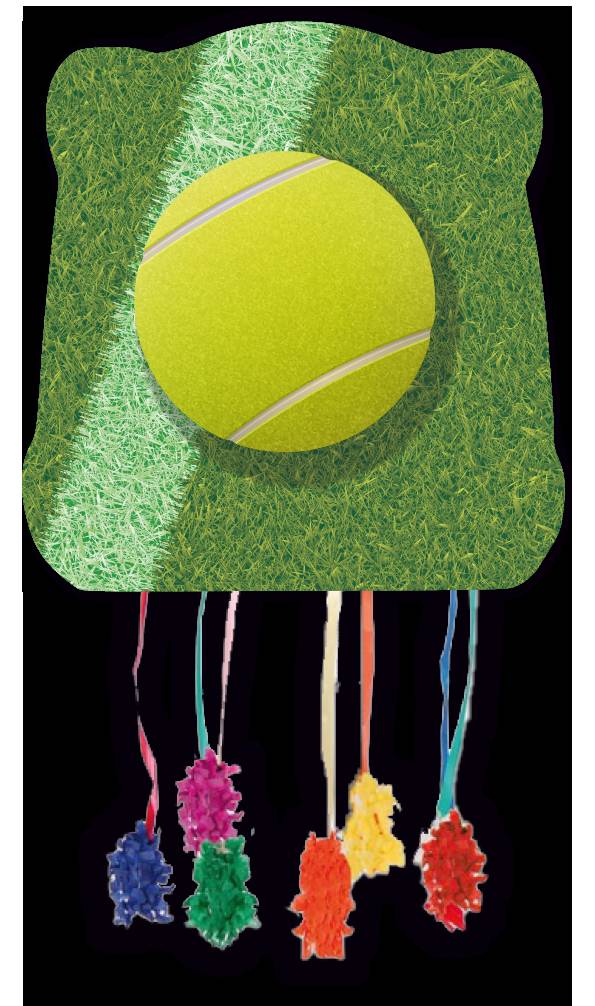 PINATA Tennis e Padel 28 x 33 cm