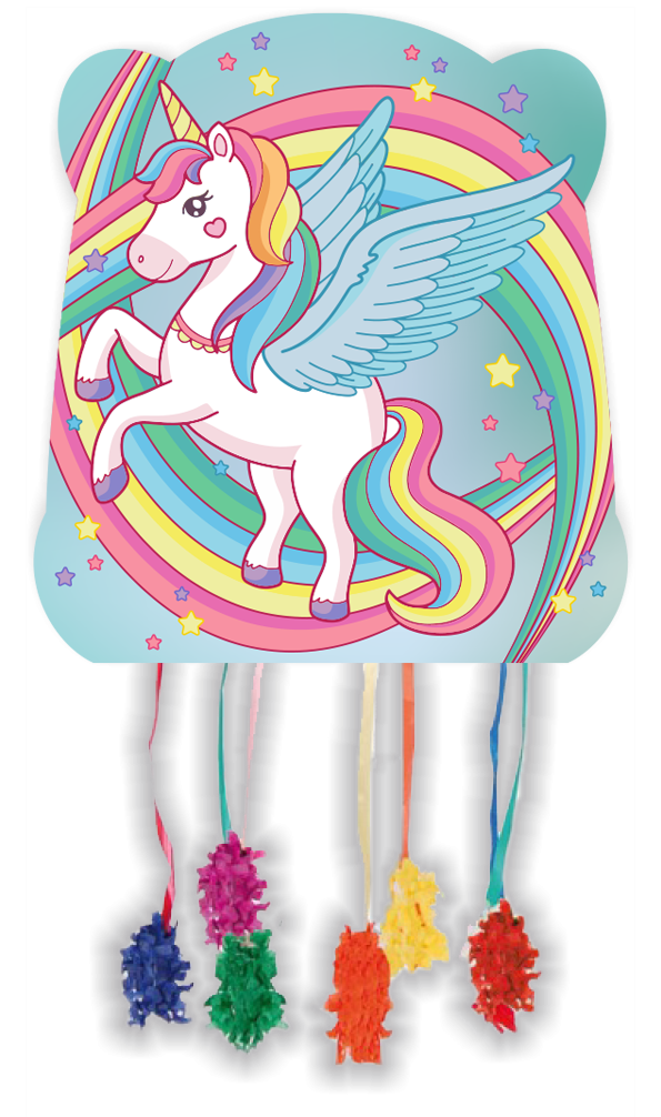 Piñata magique licorne 28 x 33 cm