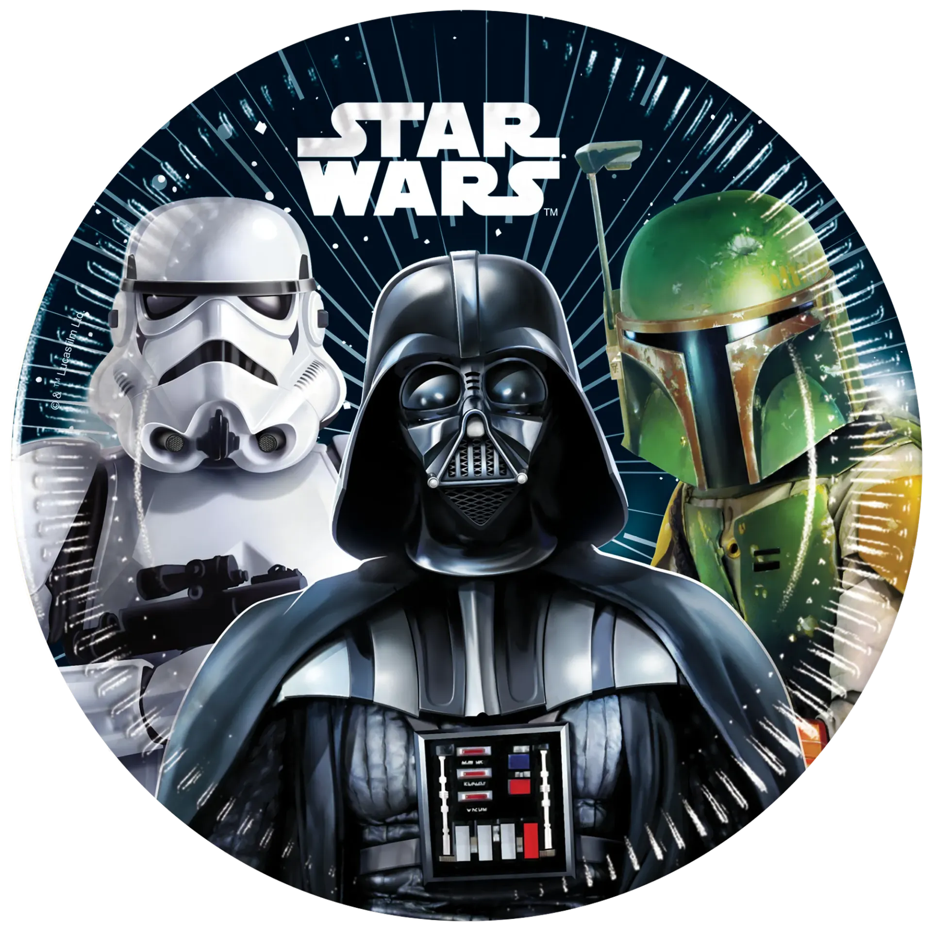 PIATTI STAR WARS DA 20 CM