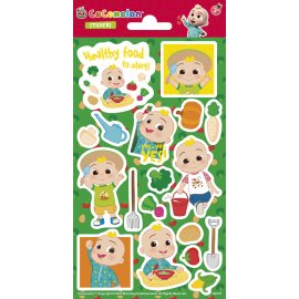 Autocollants à paillettes Disney Cocomelon 102 x 200 mm