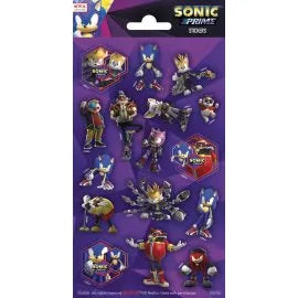 Autocollants à paillettes Sonic 102 x 200 mm