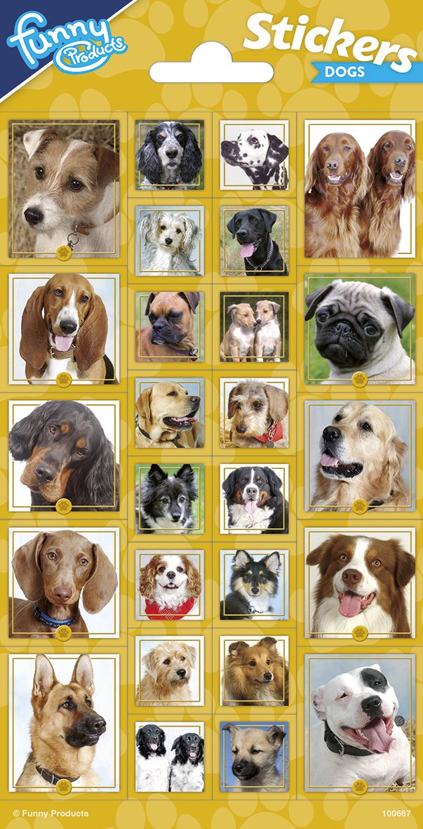 Autocollants Chiens 102 x 200 mm