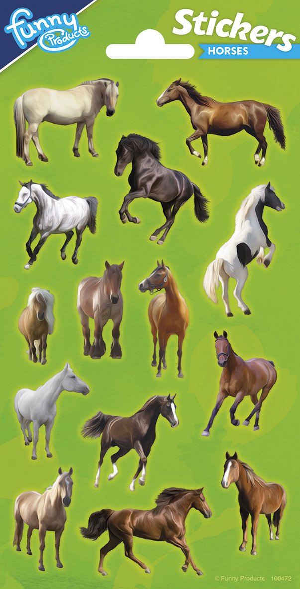 Autocollants 102 x 200 mm Fête des chevaux 1