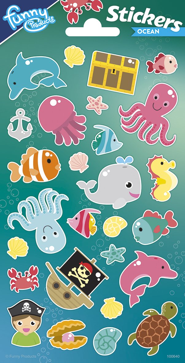 Autocollants 102 x 200 mm Fête de l'Océan