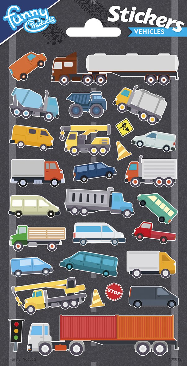 Autocollants 102 x 200 mm Fête de la circulation