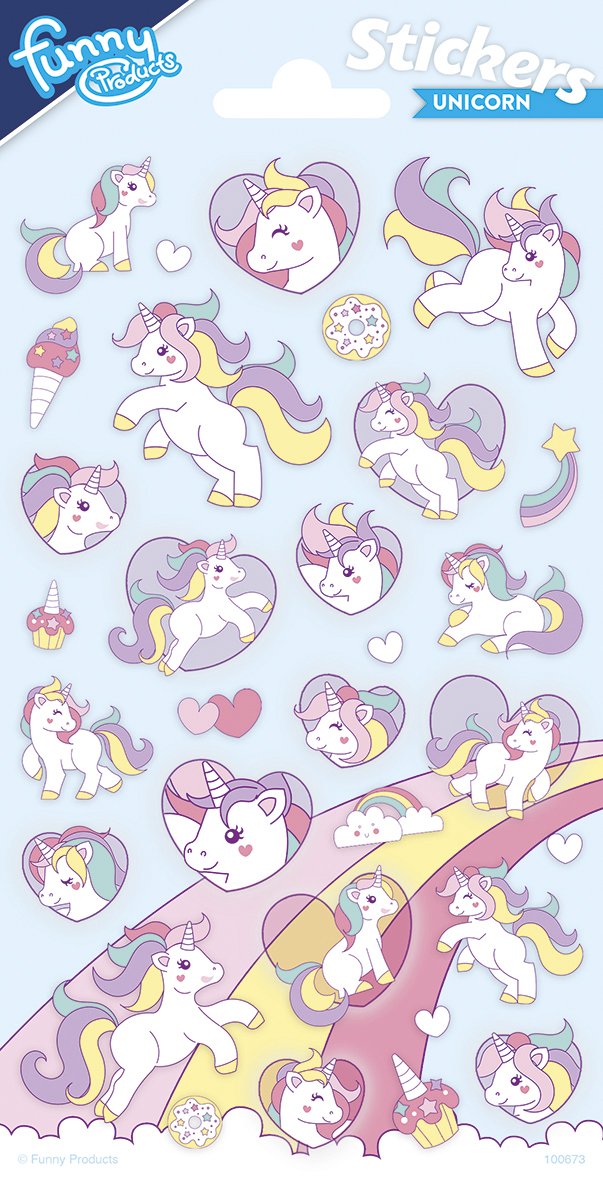 Autocollants Licorne 2, 102 x 200 mm