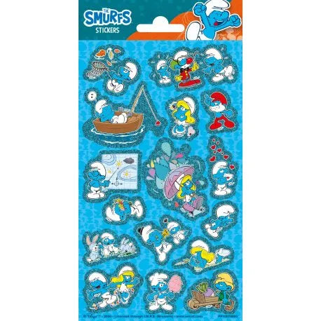 Autocollants laser Schtroumpfs 102 x 200 mm