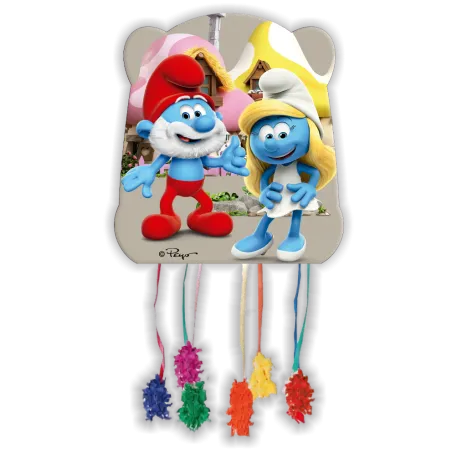 Petite piñata Schtroumpfs 33 x 28 cm