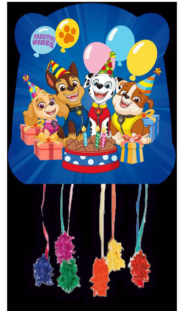 Piñata Pat' Patrouille basique 33 x 28 cm