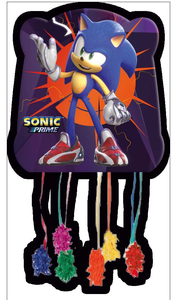 Piñata Basic Sonic 33 x 28 cm