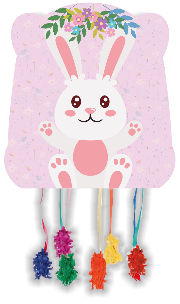 Piñata lapin 28 x 33 cm