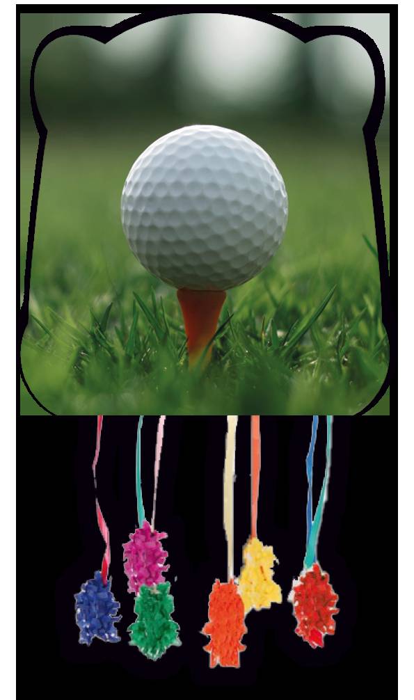 Piñata de golf 28 x 33 cm