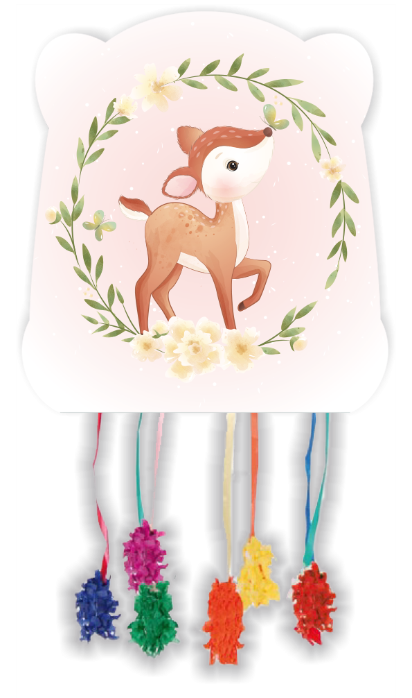 Piñata Petit Cerf 28 x 33 cm